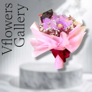 Ferrero Rocher with baby's breath & caspia